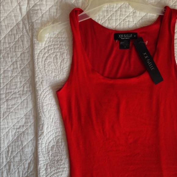 joe and elle red dress